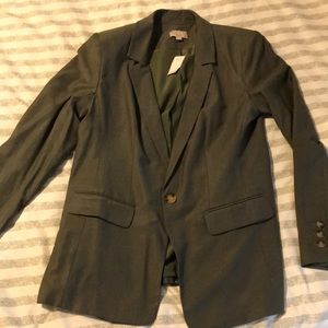 Green Loft blazer NWT